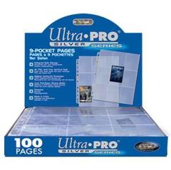 Ultra Pro: 9-Pocket Silver Series Page For Standard Size Cards (11-Holes) Binders & Pages Ultra Pro