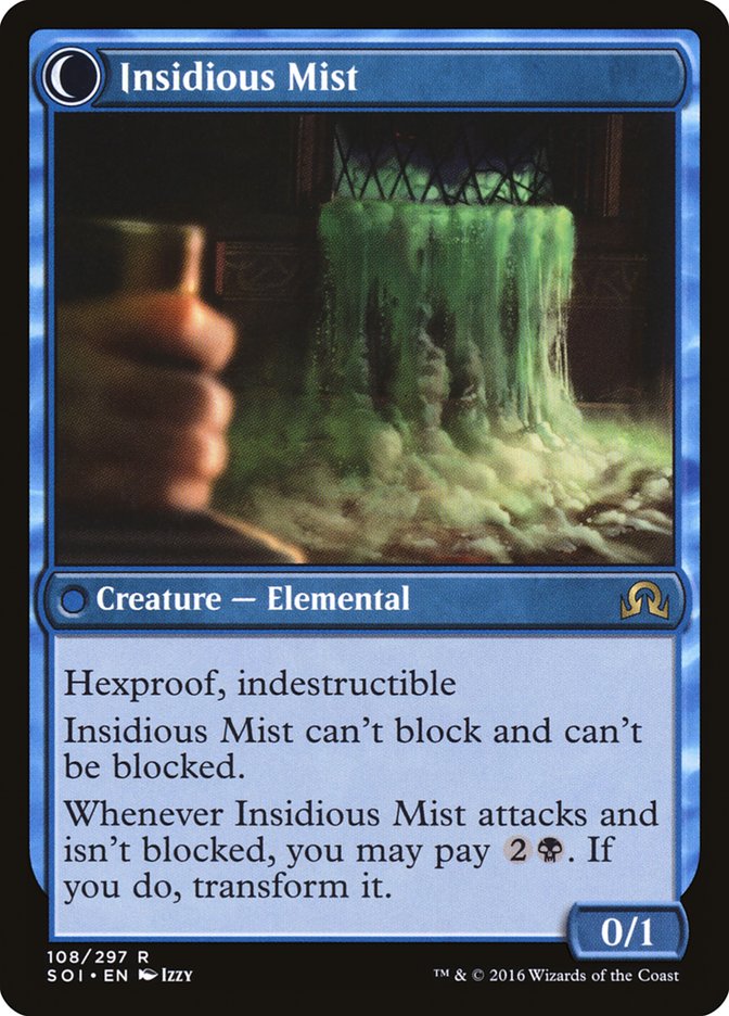 Elusive Tormentor // Insidious Mist [Shadows over Innistrad] MTG Single Magic: The Gathering   