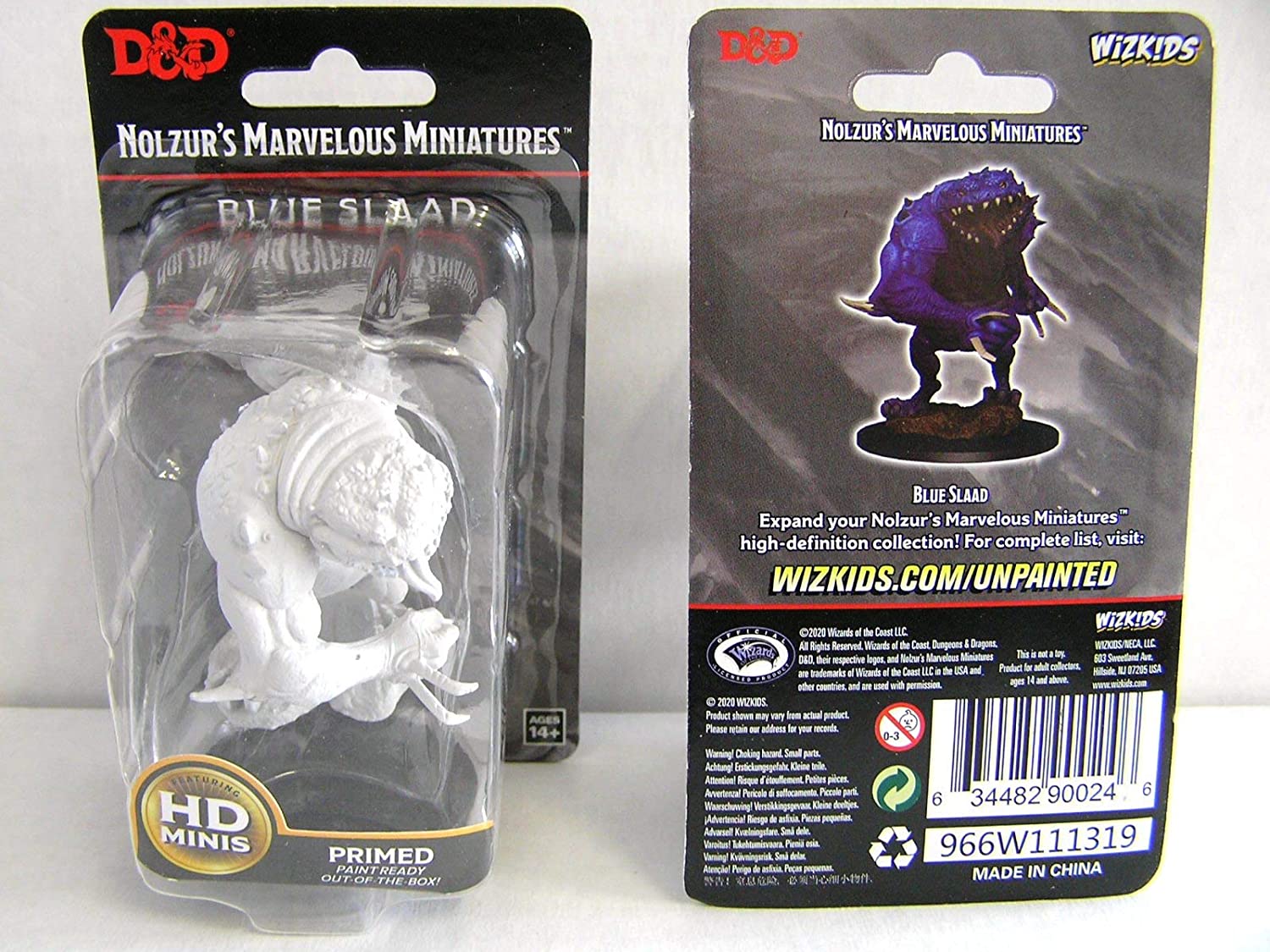 D&D Nolzur's Marvelous Miniatures: W12.5 Blue Slaad Unpainted Miniatures WizKids