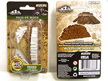 WizKids Unpainted Miniatures: W10 Piles Of Wood Unpainted Miniatures WizKids
