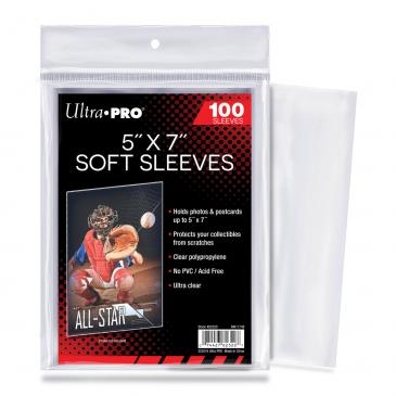 5" X 7" Sleeves Card Sleeves Ultra Pro