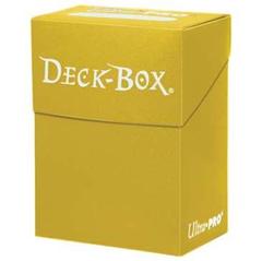 Ultra Pro: Deck Box 80+ - Yellow Deck Boxes & Storage Ultra Pro