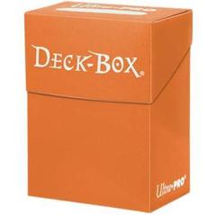 Ultra Pro: Deck Box 80+ - Orange Deck Boxes & Storage Ultra Pro