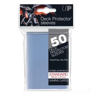 50Ct Clear Standard Deck Protectors  Ultra Pro Sleeves Taps Games Edmonton Alberta