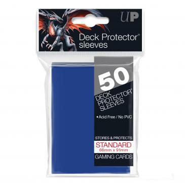 Ultra Pro: 50Ct Blue Standard Gloss Deck Protectors Card Sleeves Ultra Pro