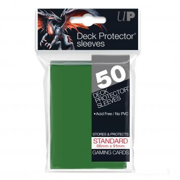 Ultra Pro: 50Ct Green Standard Gloss Deck Protectors Card Sleeves Ultra Pro