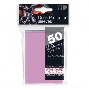 50Ct Pink Standard Deck Protectors Card Sleeves Ultra Pro