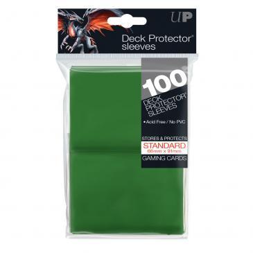 100Ct Green Standard Deck Protectors  Ultra Pro Sleeves Taps Games Edmonton Alberta