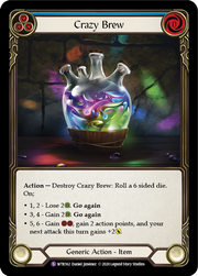 Crazy Brew [WTR162] Unlimited Edition Rainbow Foil Flesh And Blood Single Flesh And Blood   