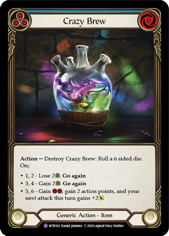 Crazy Brew [WTR162] Unlimited Edition Rainbow Foil Flesh And Blood Single Flesh And Blood   