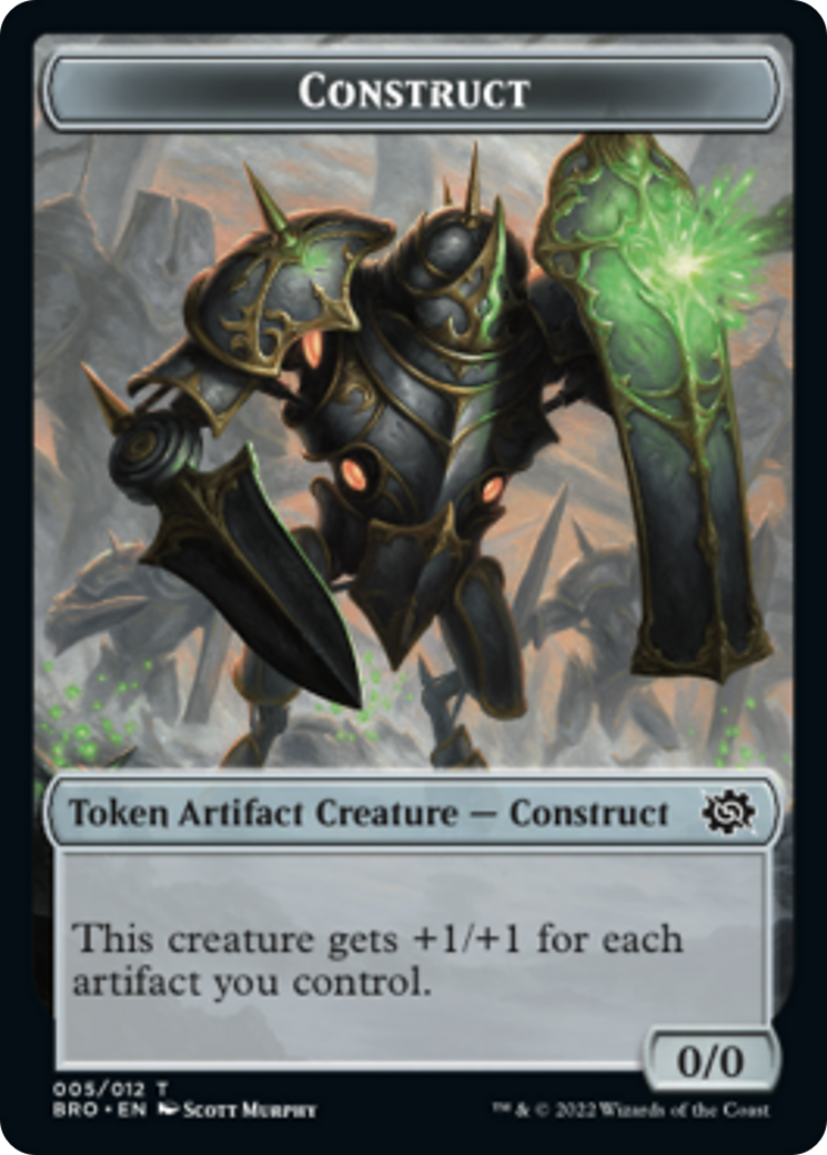 Construct Token (005) [Tokens] The Brothers' War Tokens MTG Single Magic: The Gathering