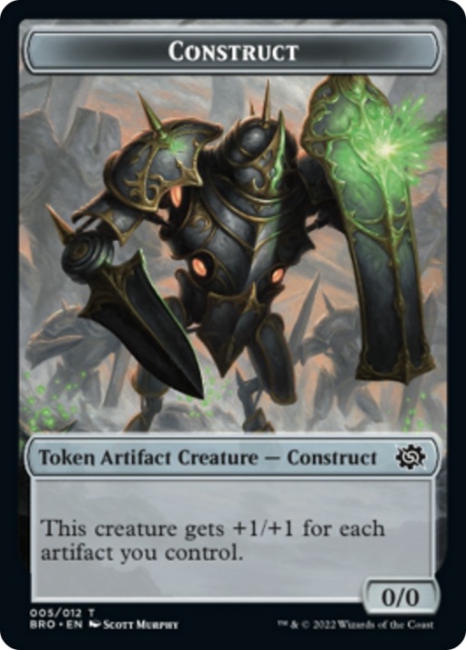 Construct Token (005) [Tokens] The Brothers' War Tokens MTG Single Magic: The Gathering