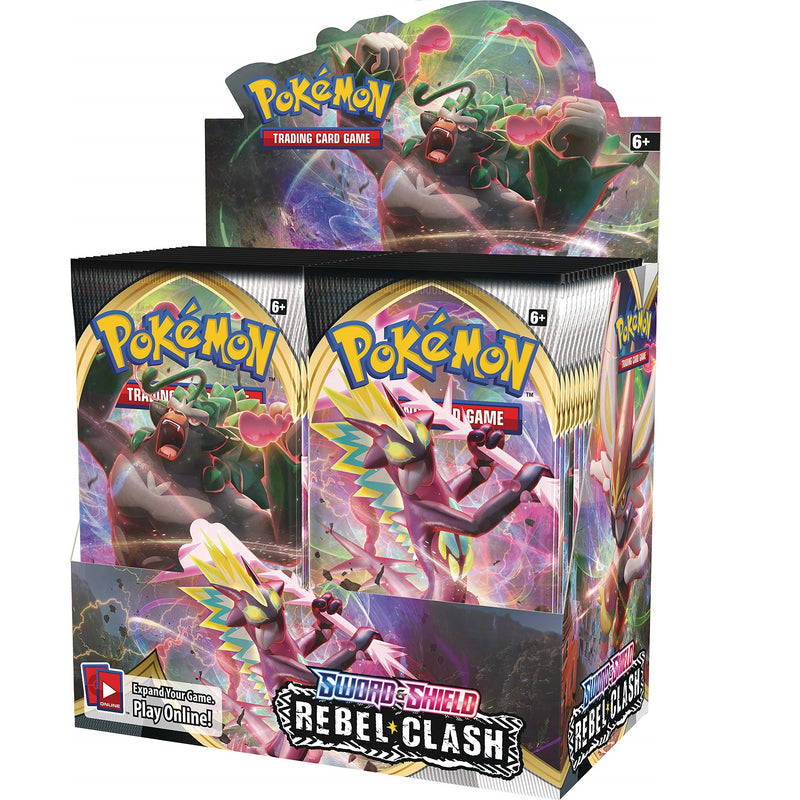 Pokémon Rebel Clash Booster Box Pokemon Sealed Pokémon   