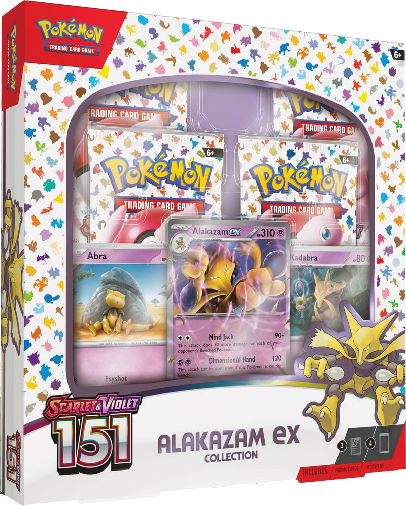 Pokémon Scarlet and Violet: 151 Alakazam ex Box Pokemon Sealed Pokémon   