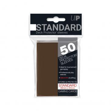 50Ct Brown Standard Deck Protectors Card Sleeves Ultra Pro