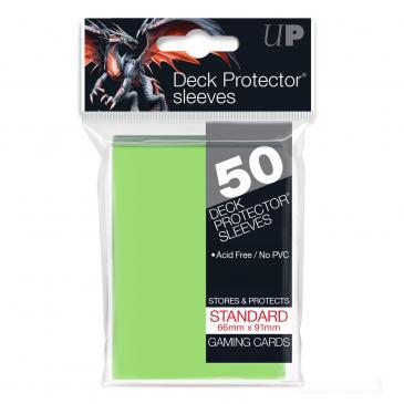 50Ct Lime Green Standard Deck Protectors Card Sleeves Ultra Pro