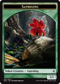 Saproling // Treasure (010) Double-Sided Token [Explorers of Ixalan Tokens] MTG Single Magic: The Gathering   