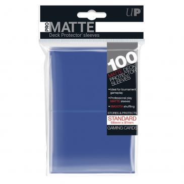 Ultra Pro: 100Ct Pro-Matte Blue Standard Deck Protectors Card Sleeves Ultra Pro