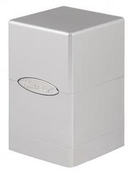 Ultra Pro Satin Tower Metallic Silver Deck Boxes & Storage Ultra Pro