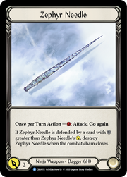 Zephyr Needle [CRU052] 1st Edition Normal Flesh And Blood Single Flesh And Blood   