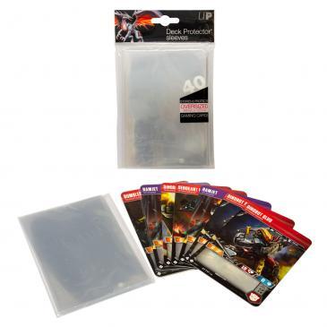 Ultra Pro: Oversized Clear Top Loading Deck Protector Sleeves 40Ct Card Sleeves Ultra Pro