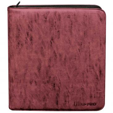 Ultra Pro: PRO-Binder Suede Collection Deck Builder's Playset - Ruby Binders & Pages Ultra Pro