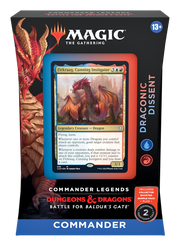 MTG Commander Legends: Battle for Baldur's Gate - Commander Deck (Draconic Dissent) MTG Sealed Magic: The Gathering   