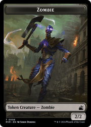 Goblin (0008) // Zombie Double-Sided Token [Tokens] Ravnica Remastered Tokens MTG Single Magic: The Gathering