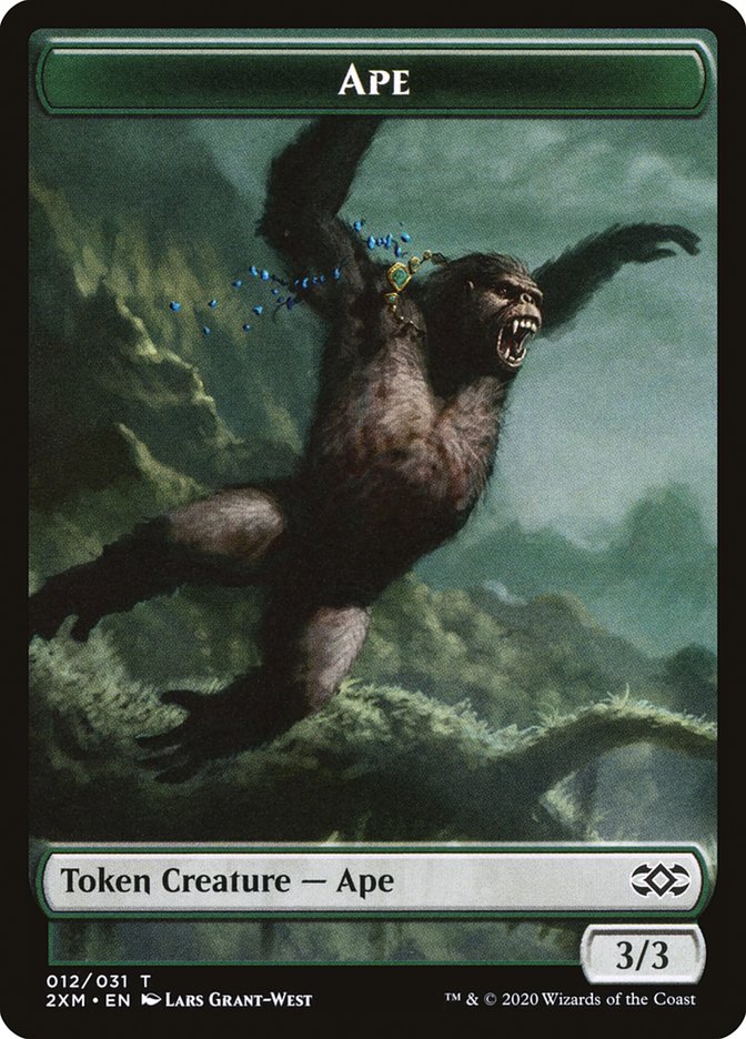 Ape Token [Tokens] Double Masters Tokens MTG Single Magic: The Gathering