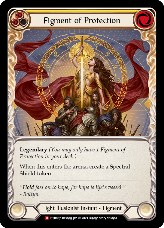 Figment of Protection // Aegis, Archangel of Protection [DTD007] (Dusk Till Dawn) Flesh And Blood Single Flesh And Blood   