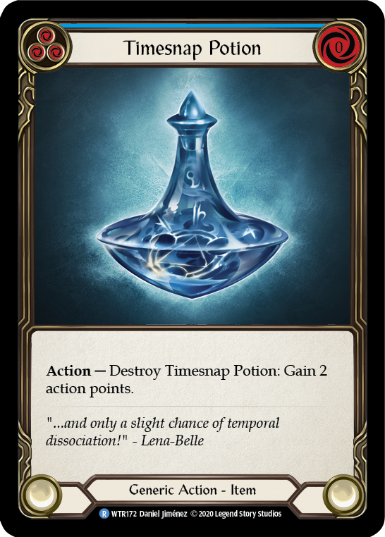 Timesnap Potion [WTR172] Unlimited Edition Rainbow Foil Flesh And Blood Single Flesh And Blood   