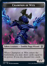 Eldrazi // Champion of Wits Double-Sided Token [Tokens] Commander 2021 Tokens MTG Single Magic: The Gathering