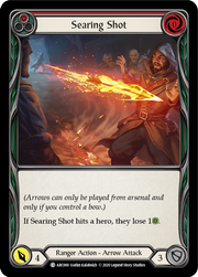 Searing Shot (Red) [ARC069] Unlimited Edition Rainbow Foil Flesh And Blood Single Flesh And Blood   