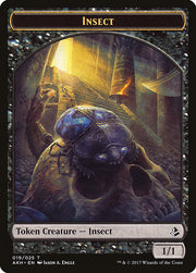 Sacred Cat // Insect Double-Sided Token [Tokens] Amonkhet Tokens MTG Single Magic: The Gathering