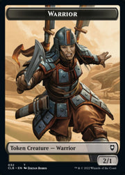 Warrior // Inkling Double-Sided Token [Commander Legends: Battle for Baldur's Gate Tokens] MTG Single Magic: The Gathering   