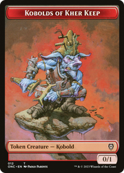 Kobolds of Kher Keep // Dragon Double-Sided Token [Tokens] Phyrexia: All Will Be One Commander Tokens MTG Single Magic: The Gathering
