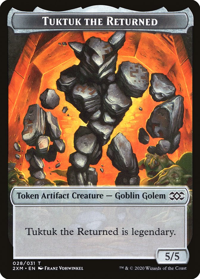 Tuktuk the Returned Token [Tokens] Double Masters Tokens MTG Single Magic: The Gathering