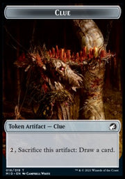 Clue // Bird Double-Sided Token [Tokens] Innistrad: Midnight Hunt Tokens MTG Single Magic: The Gathering