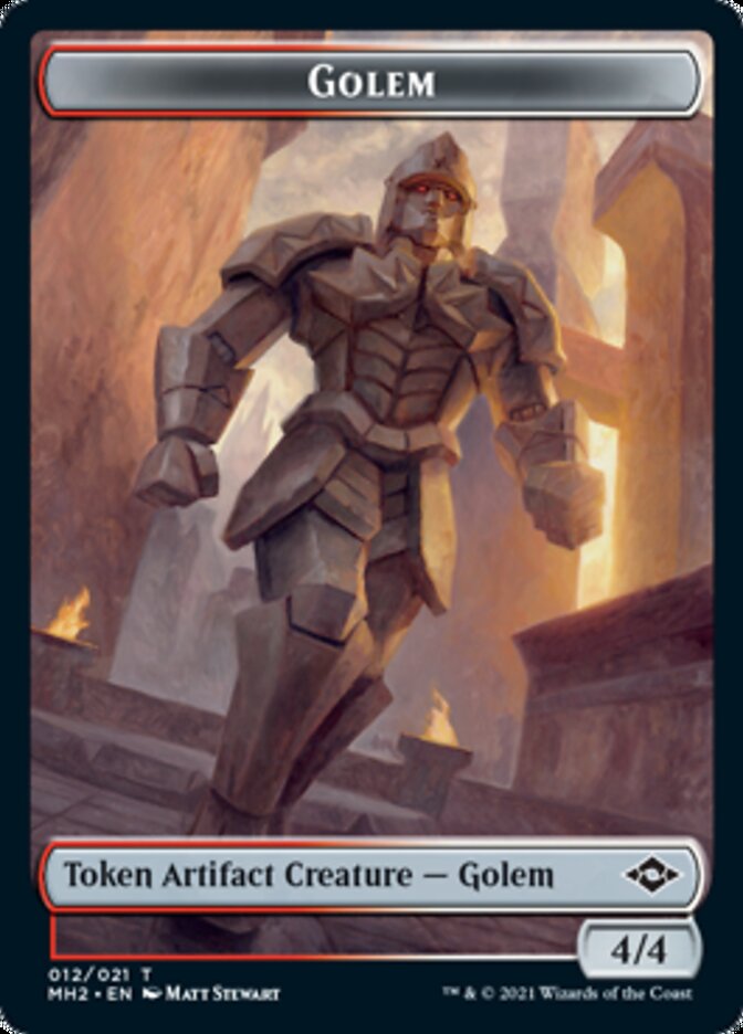 Golem Token [Tokens] Modern Horizons 2 Tokens MTG Single Magic: The Gathering