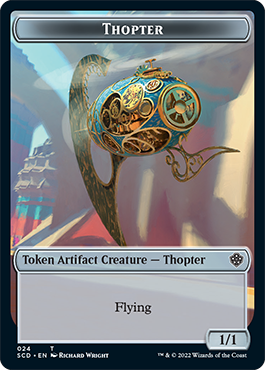 Elephant // Thopter Double-Sided Token [Starter Commander Decks] MTG Single Magic: The Gathering   