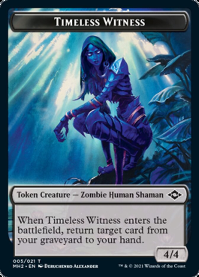 Timeless Witness // Treasure (20) Double-Sided Token [Tokens] Modern Horizons 2 Tokens MTG Single Magic: The Gathering