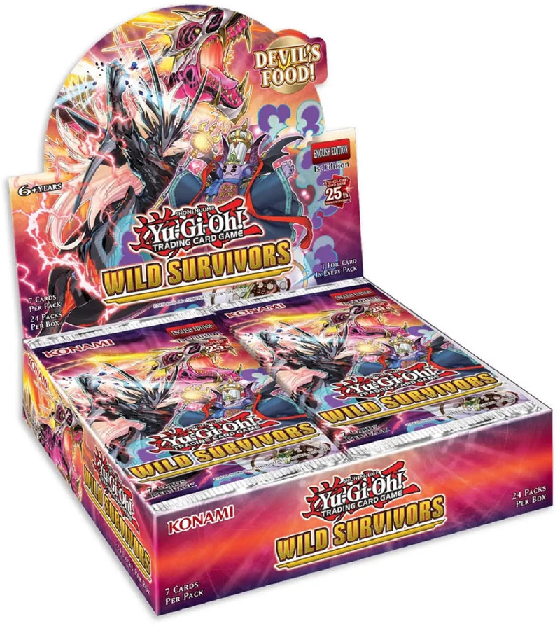 Yu-Gi-Oh! Wild Survivors Booster Box (1st Edition) Yugioh Sealed Yu-Gi-Oh!   