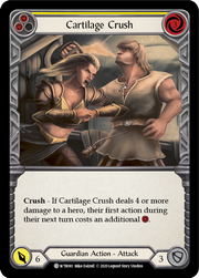 Cartilage Crush (Yellow) [WTR061] Unlimited Edition Rainbow Foil Flesh And Blood Single Flesh And Blood   