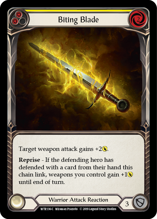Biting Blade (Yellow) [WTR136-C] Alpha Print Normal Flesh And Blood Single Flesh And Blood   