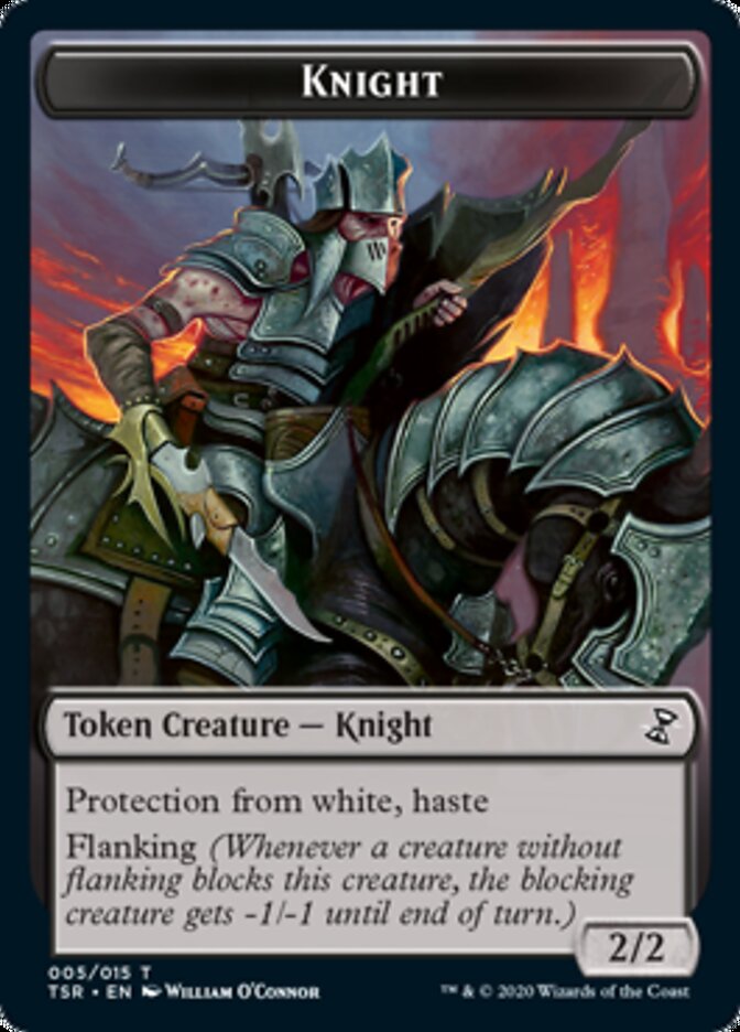 Knight Token [Tokens] Time Spiral Remastered Tokens MTG Single Magic: The Gathering