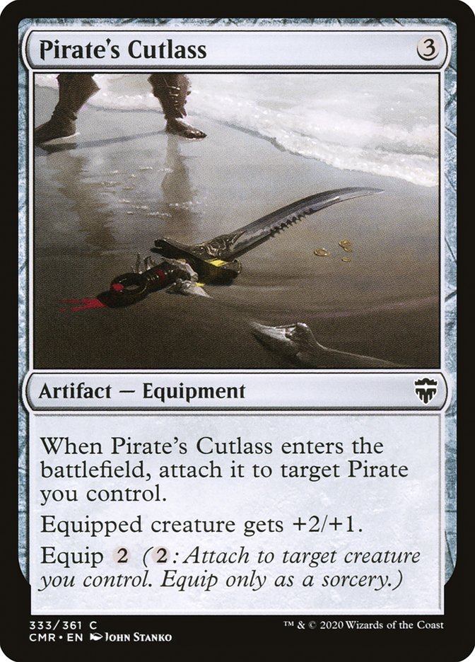 Pirate's Cutlass [Commander Legends]
