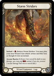 Storm Striders [ARC116-L] 1st Edition Cold Foil Flesh And Blood Single Flesh And Blood   