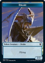 Drake // Goblin Construct Double-Sided Token [Tokens] Zendikar Rising Tokens MTG Single Magic: The Gathering
