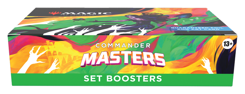 MTG Commander Masters - Set Booster Box MTG Sealed Magic: The Gathering   