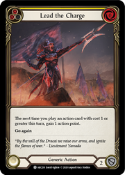 Lead the Charge (Yellow) [ARC210] Unlimited Edition Normal Flesh And Blood Single Flesh And Blood   